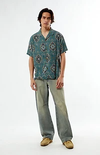 Rhythm Green Arlo Camp Shirt