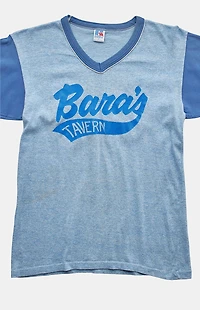 PS VINTAGE 90s Bara's Tavern Russell V-neck Graphic T-Shirt