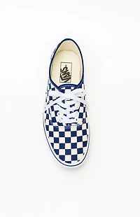 Vans Blue & White Checkerboard Authentic Shoes