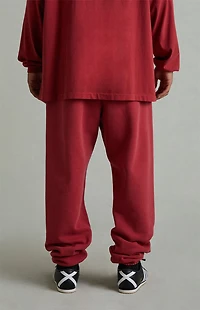 Fear of God ESSENTIALS Crimson Classic Fleece Sweatpants