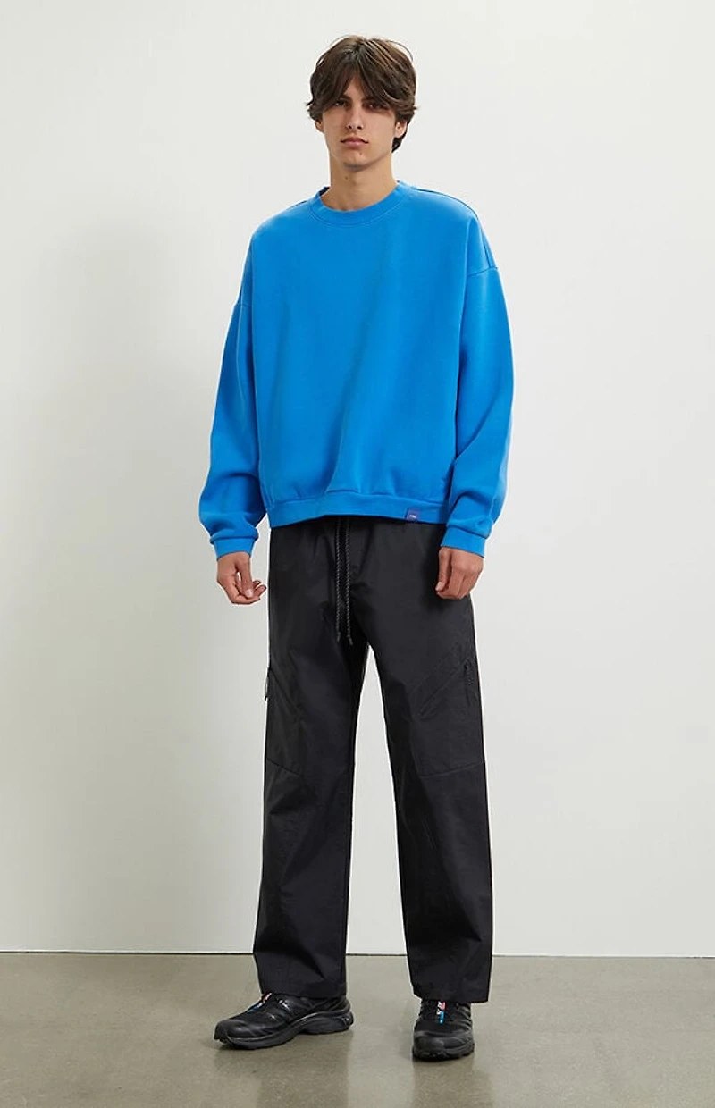 A.R.C. Active Black Nylon Baggy Cargo Pants