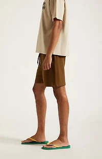 Pacsun Brown Linen Shorts