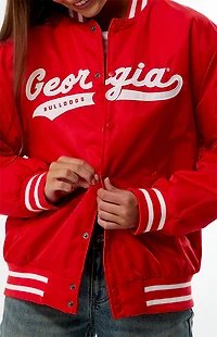 HYPE & VICE Georgia Bulldogs A-Game Varsity Bomber Jacket