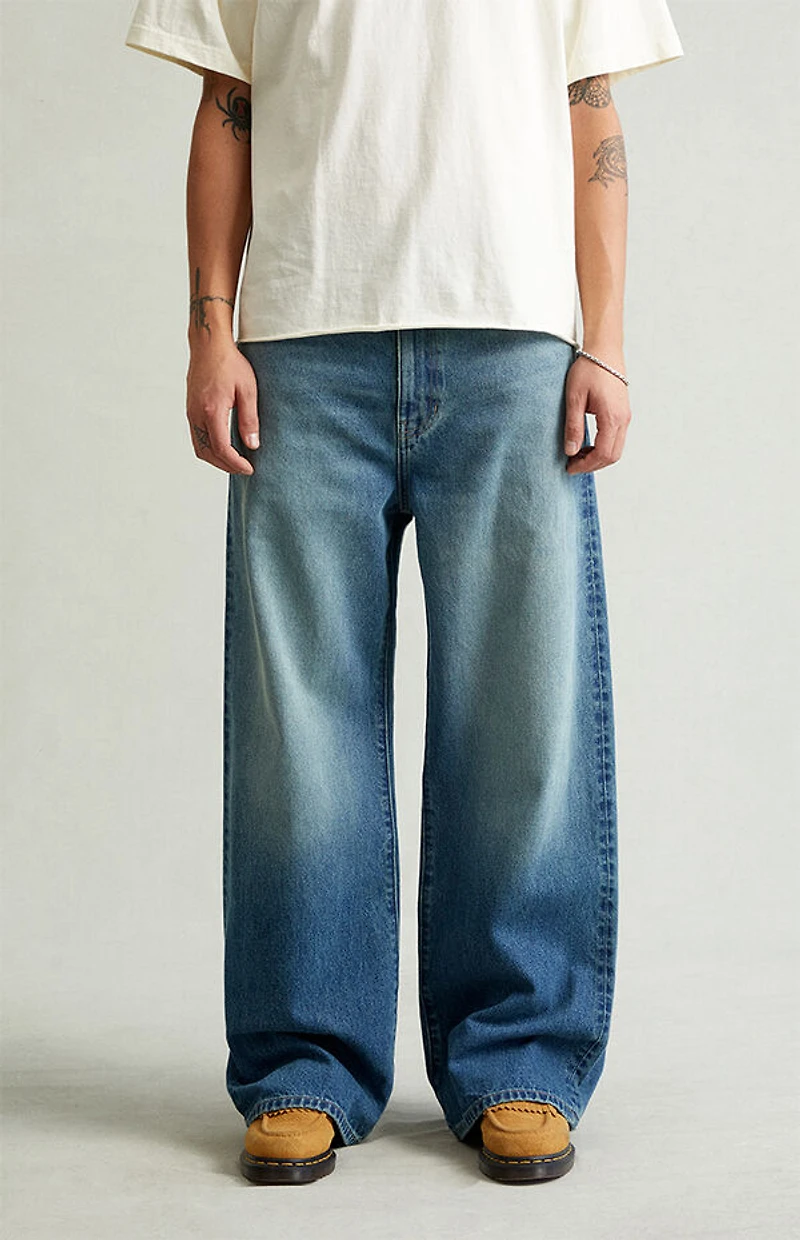 Pacsun Blake Extreme Baggy Jeans Cowboy Medium Blue Tint