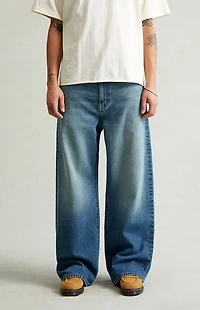 Pacsun Blake Extreme Baggy Jeans Cowboy Medium Blue Tint