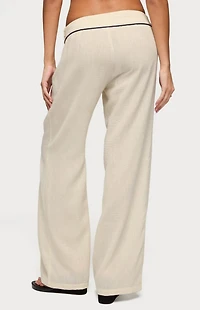 Edikted Dorine Contrast Woven Pants