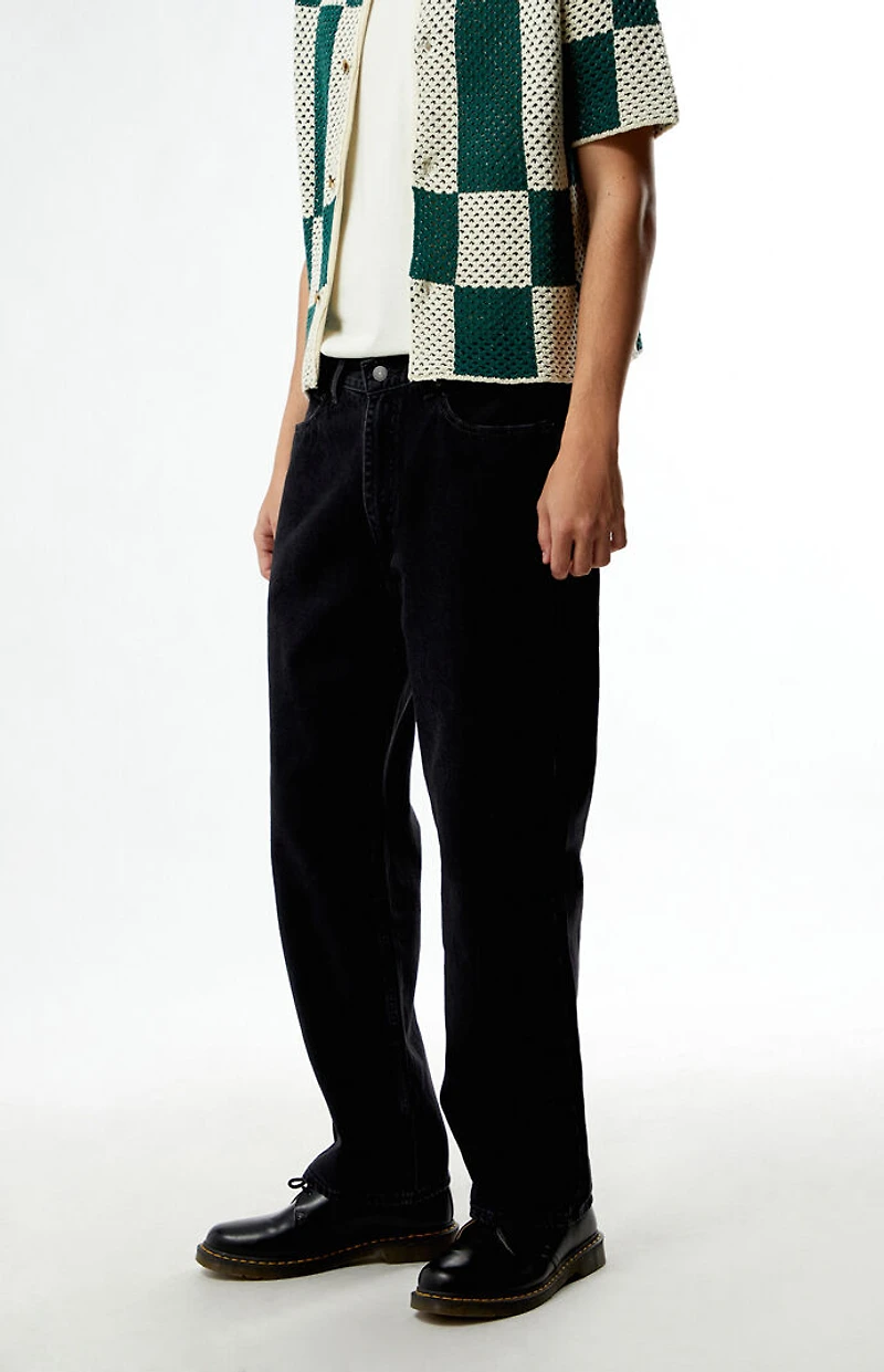 Levi's 565 Black Loose Straight Jeans