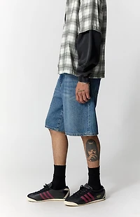 Pacsun Parker Baggy Jean Shorts Medium Blue