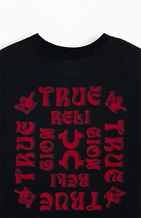 True Religion Flocked Logo Oversized T-Shirt