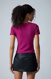 Third Charm 333 Star Applique Skimmer T-Shirt