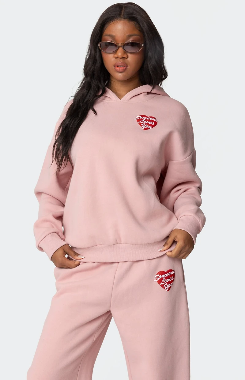 Edikted Someone Loves You Hoodie