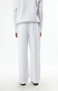 Pacsun Kids Tennis White Baggy Sweatpants