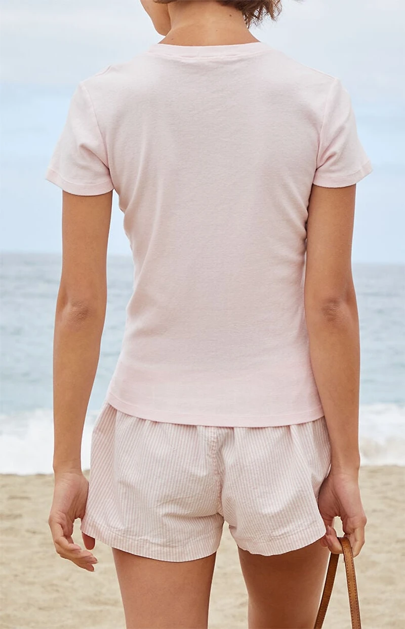 John Galt Pink Loreen T-Shirt