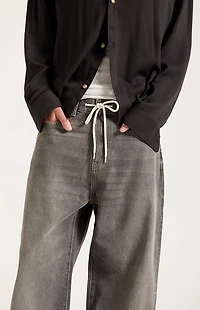 Pacsun Blake Extreme Baggy Jeans Drawstring Gray