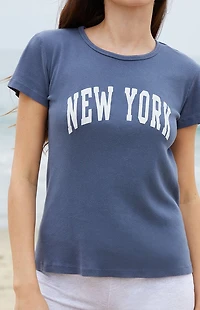 John Galt Navy Hailie New York T-Shirt