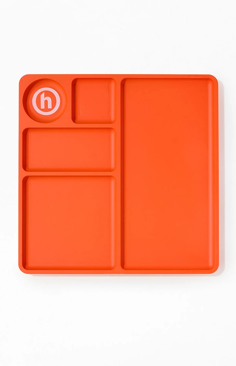 Hidden NY Orange Square Tray