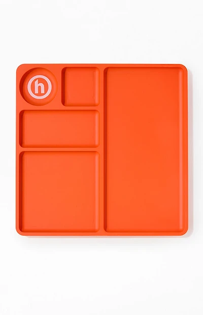 Hidden NY Orange Square Tray