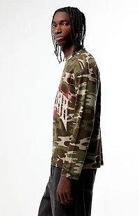 Nightlab Night Camo Waffle Knit Long Sleeve T-Shirt