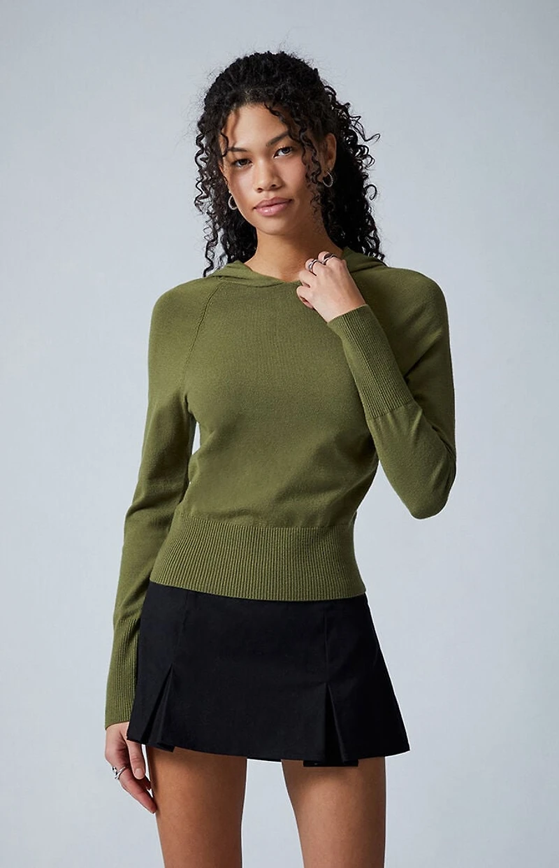 Third Charm Riley Knit Hoodie