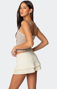 Edikted Alara Lace Trim Tank Top