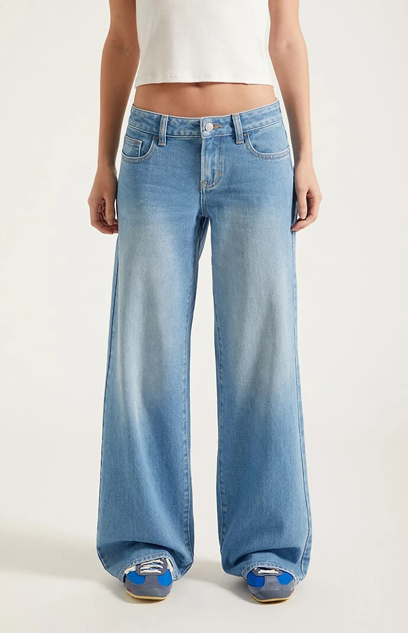 Pacsun Casey Low Rise Baggy Jeans Lighter Blue