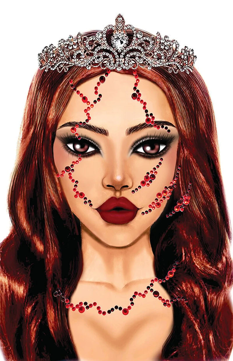 Leg Avenue Costume Bloody Face Jewels Sticker