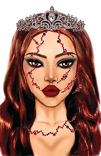 Leg Avenue Costume Bloody Face Jewels Sticker