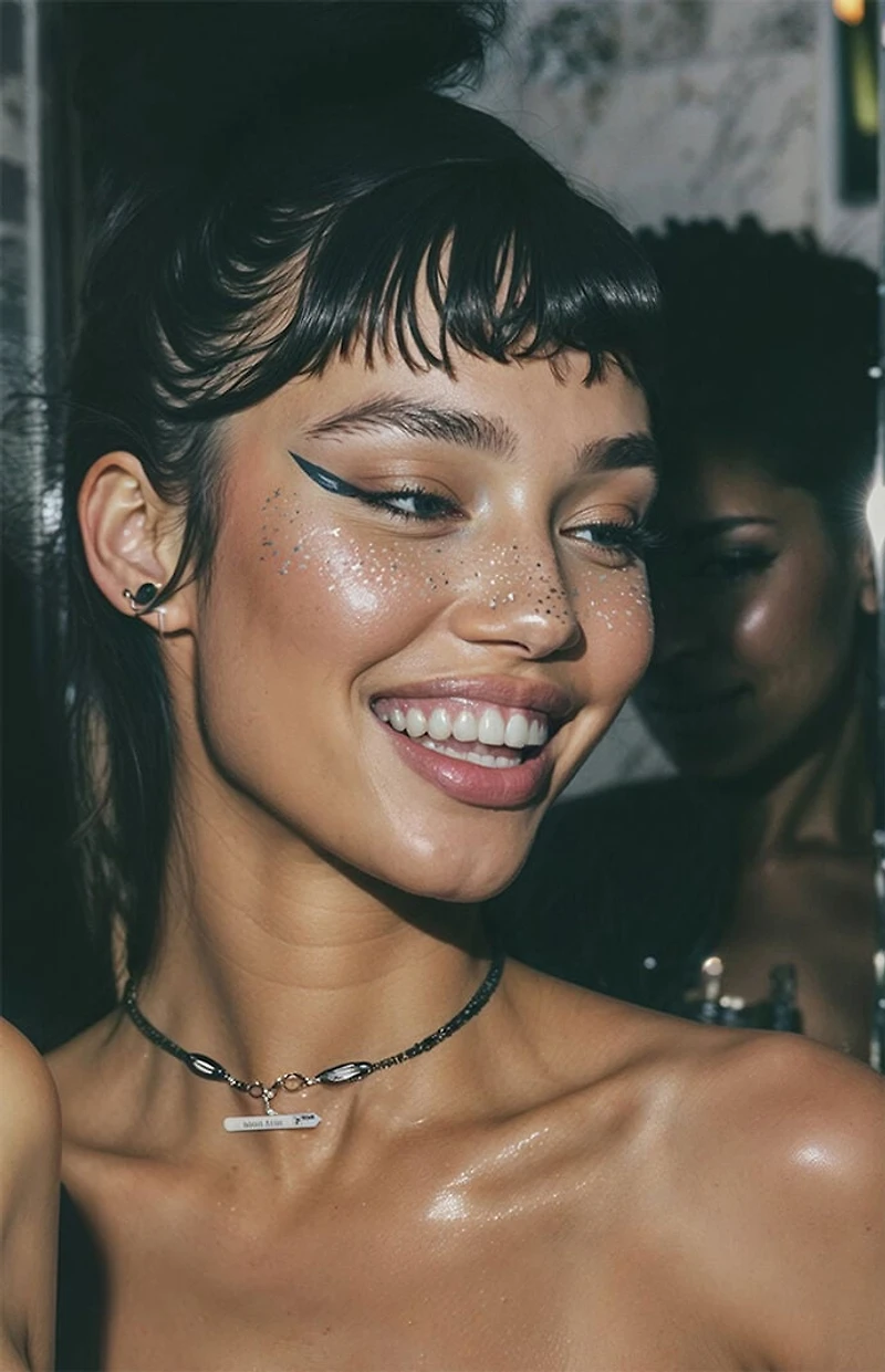 FAZIT BEAUTY Silver Glitter Freckles Makeup Patches