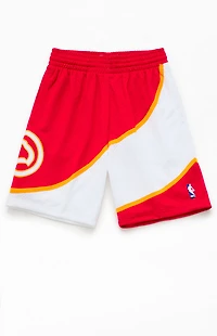 Mitchell & Ness Atlanta Hawks Swingman 86 Basketball Shorts