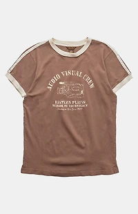 PS VINTAGE 2000s Fossil Audio Visual Crew Graphic T-Shirt