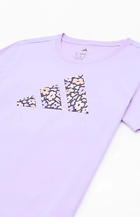 adidas Kids Floral Logo T-Shirt
