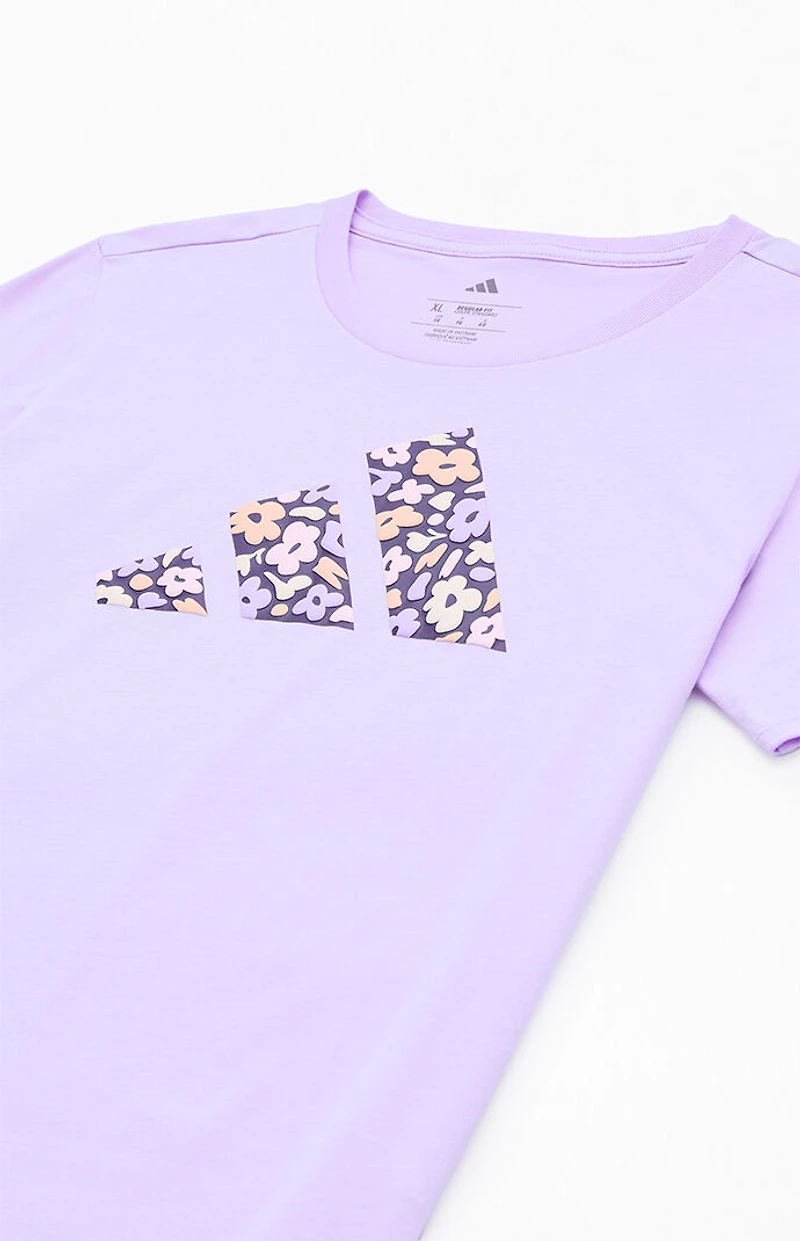 adidas Kids Floral Logo T-Shirt