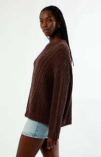 Your Favorite Magnolia Cable Knit Oversized Sweater