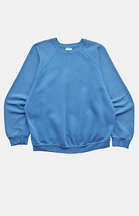 PS VINTAGE '80s Blue Blank Sweatshirt