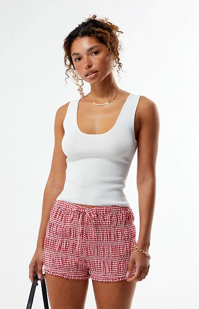 WEWOREWHAT Deep V Tank Top