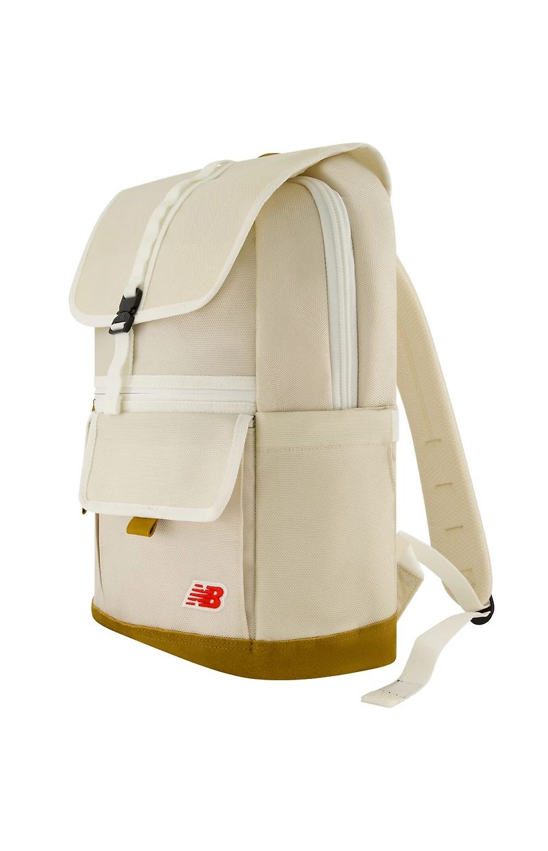 New Balance Off White Legacy Icon Flap Backpack