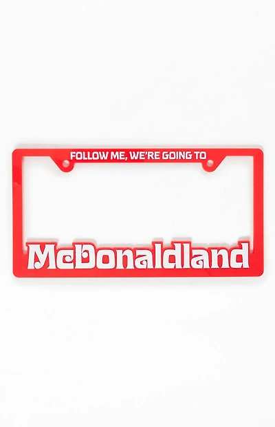 McDonaldland Follow Me License Plate Frame