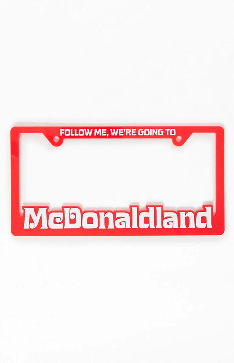 McDonaldland Follow Me License Plate Frame