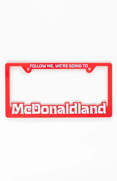 McDonaldland Follow Me License Plate Frame
