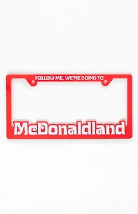 McDonaldland Follow Me License Plate Frame