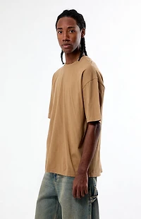 Pacsun Brown Basic Oversized T-Shirt