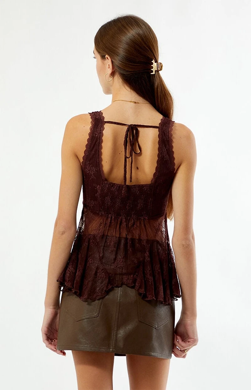 Beverly and Beck Romee Lace Tank Top