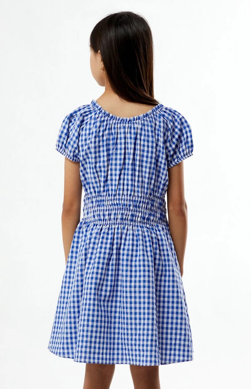 Pacsun Kids Gingham Cotton Mini Dress