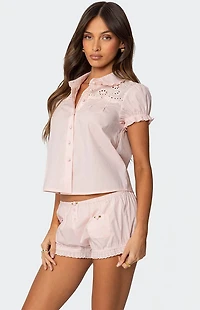 Edikted Lona Tailored Button Up Shirt