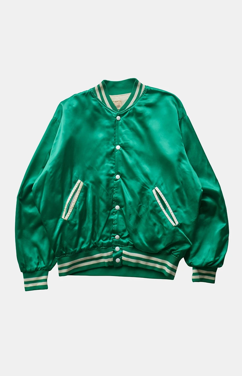 PS VINTAGE '80s Green Varsity Jacket