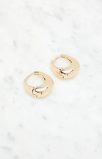John Galt Gold Hoop Earrings