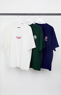 Pacsun 3 Pack Embroidered T-Shirts