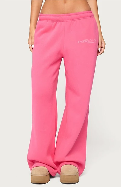 Edikted International Wide Leg Sweatpants