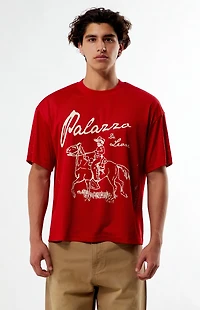 Pacsun Red De Leone Football Mesh Jersey