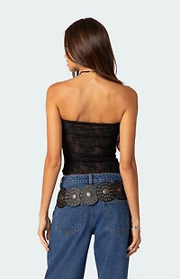 Edikted Alina Sheer Lace Bodysuit